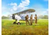 Stearman PT-17 with 3 American Cadet Figures