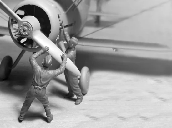 WWII British Ground Personnel (1939-1945) 3 Figures