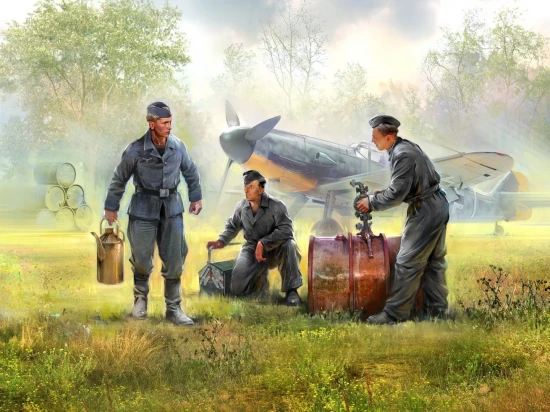 German Luftwaffe Ground Personnel (1939-1945) (3 figures)