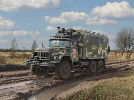 ZiL-131 of the Armed Forces of Ukraine with driver