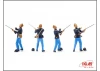 American Civil War Union Infantry 4 Figures