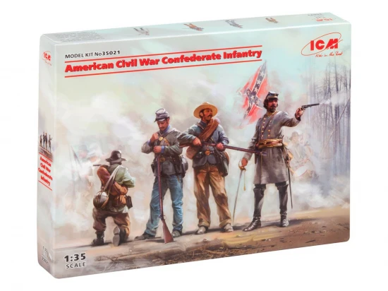American Civil War Confederate Infantry. Set #1