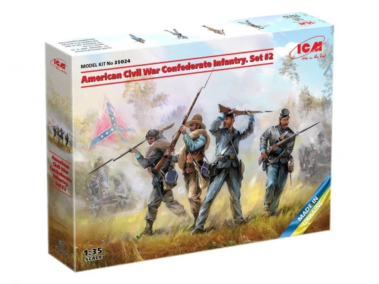 American Civil War Confederate Infantry. Set #2
