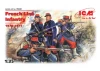French Line Infantry (1870-1871) (4 figures - 1 officer - 3 soldiers)