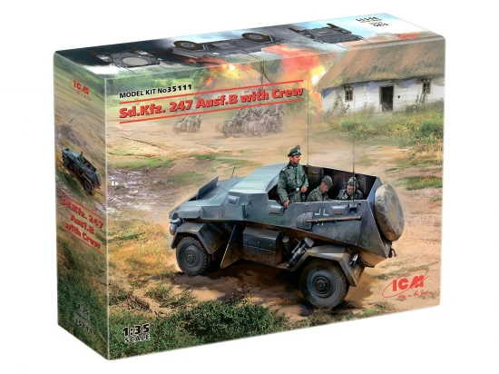 Sd.Kfz. 247 Ausf.B with Crew
