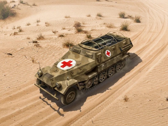 Sd.Kfz.251:8 Ausf.A Krankenpanzerwagen - WWII German Ambulance