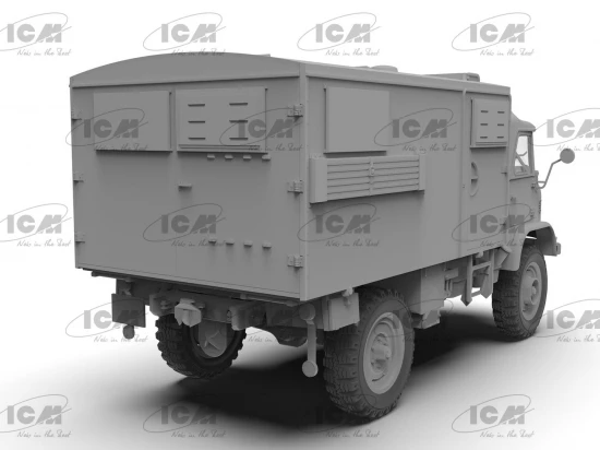 Unimog S 404 with box body - German military truck