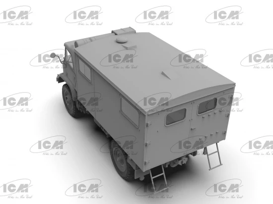 Unimog S 404 with box body - German military truck