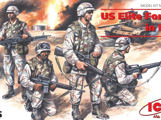 US Elite Forces in Iraq (4 figures - 4 soldiers)