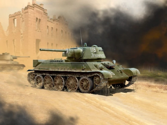 Т-34/76 (early 1943 production) - WWII Soviet Medium Tank