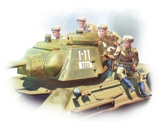 T-34-76 with Soviet Tank Riders