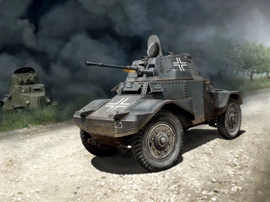 Panzerspähwagen P 204 (f) - WWII German Armoured Vehicle