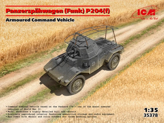Panzerspähwagen (Funk) P204(f) - Armoured Command Vehicle