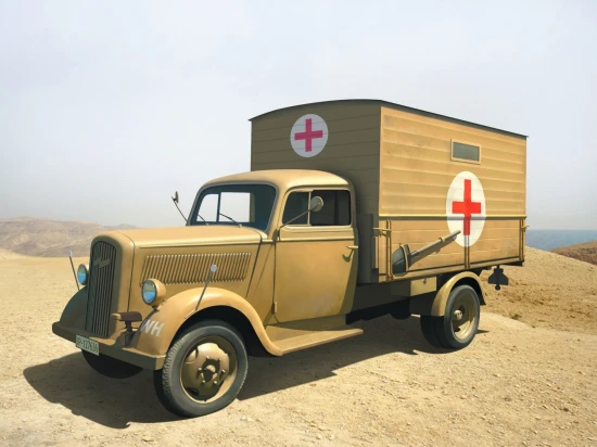 Typ 2 - 5-32 with Shelter - WWII German Ambulance Truck