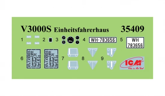 V3000S Einheitsfahrerhaus - WWII German Military Truck