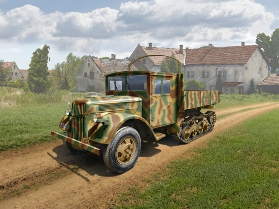 V3000S/SSM Maultier Einheitsfahrerhaus - WWII German Truck