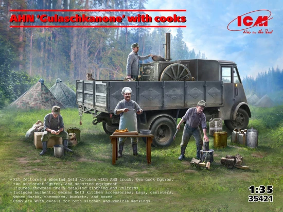 AHN GulaschkanoneTruck with 4 Figures & Accessories
