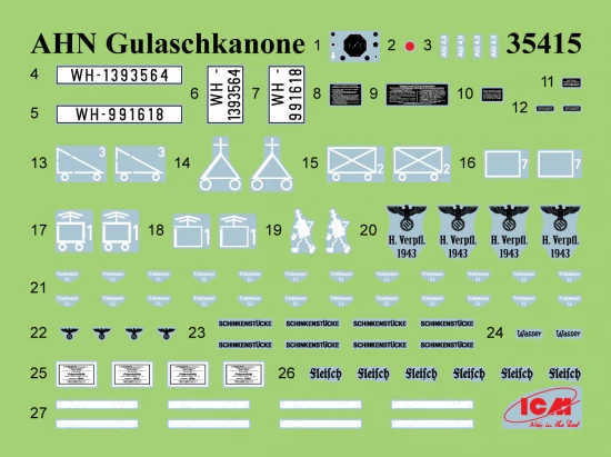 AHN GulaschkanoneTruck with 4 Figures & Accessories