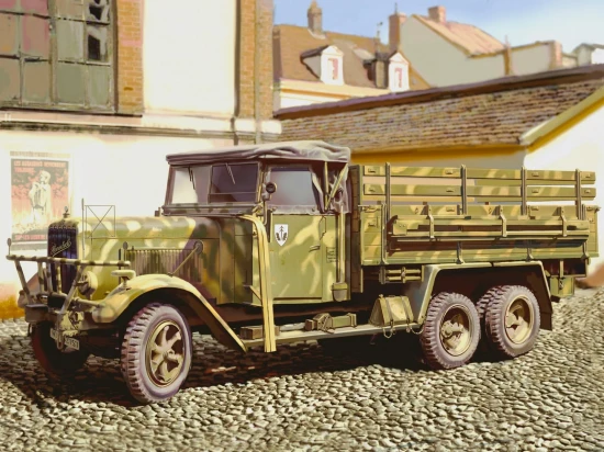 Henschel 33 D1 - WWII German Army Truck