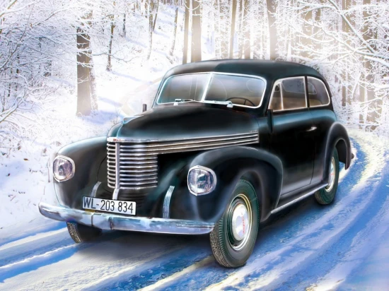 Kapitän 2-door Saloon - WWII German Staff Car