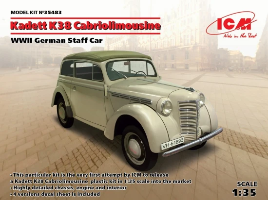 Kadett K38 Cabriolimousine - WWII German Staff Car