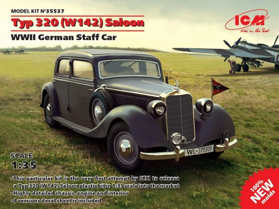 Typ 320 (W142) Saloon - WWII German Staff Car
