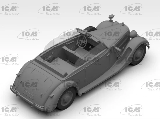 Typ 320 (W142) Cabriolet - WWII German Staff Car