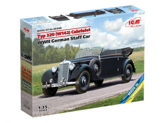 Typ 320 (W142) Cabriolet - WWII German Staff Car