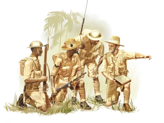 Gurkha Rifles (1944) (4 figures)