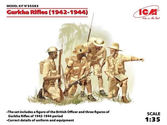 Gurkha Rifles (1944) (4 figures)