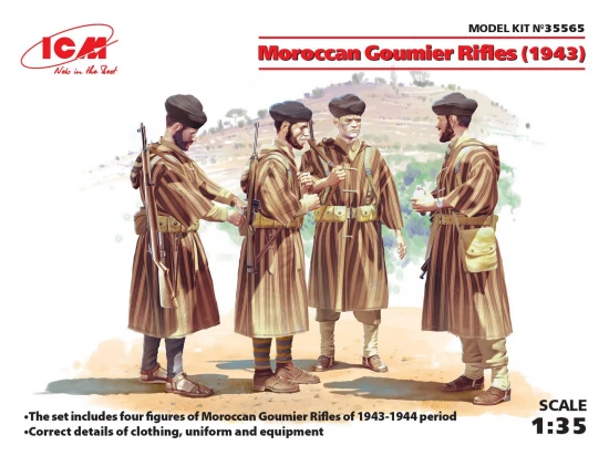 Moroccan Goumier Rifles (1943) (4 figures)