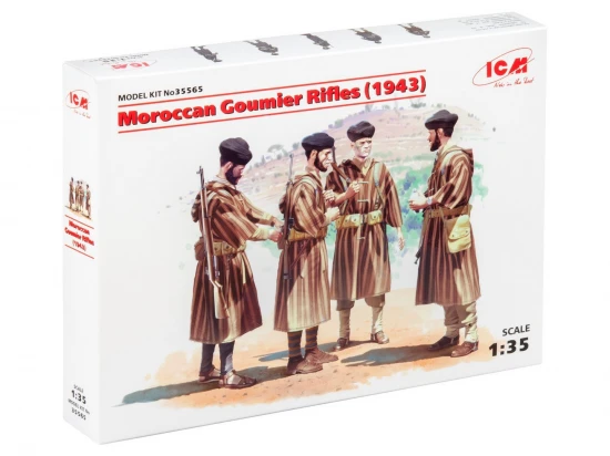 Moroccan Goumier Rifles (1943) (4 figures)