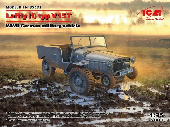 Laffly (f) typ V15T - WWII German military vehicle