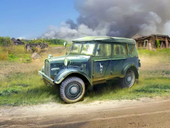 le.gl.Einheitz-Pkw Kfz.1 Soft Top - WWII German Light Personnel Car