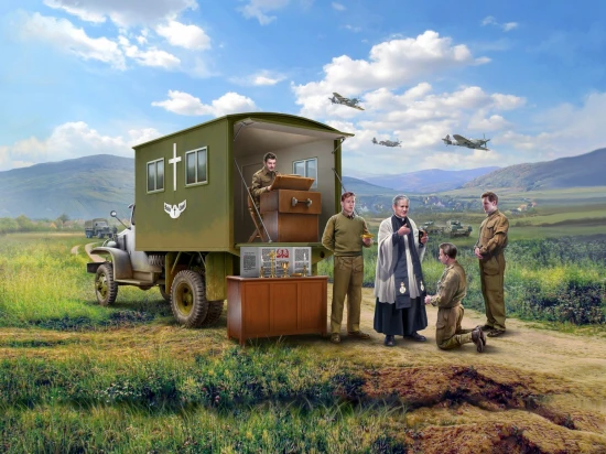 Confession Before The Fight - WWII Mobile Field Chapel