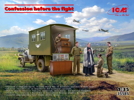 Confession Before The Fight - WWII Mobile Field Chapel