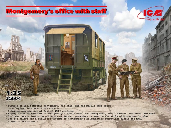 Montgomerys Mobile Office with Staff (4 Figures)
