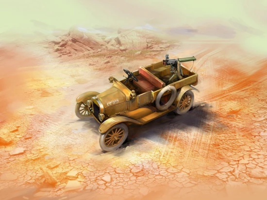 Model T 1917 LCP with Vickers MG - WWI ANZAC Car