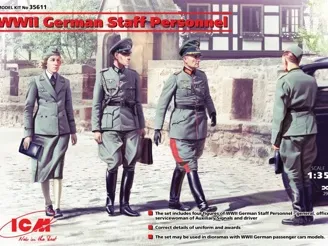 WWII German Staff Personnel (4 figures)