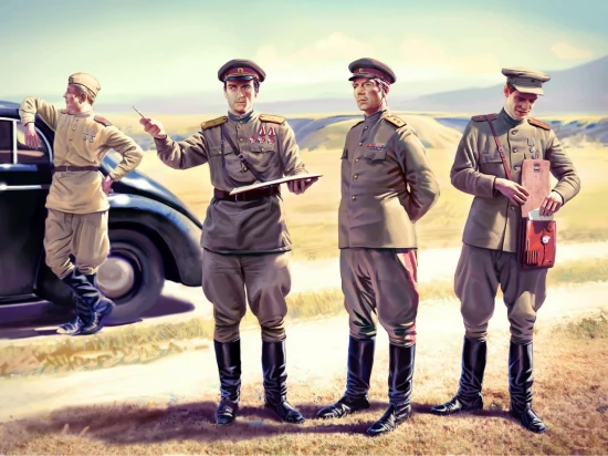 Soviet Staff Personnel (1943-1945) (4 figures)
