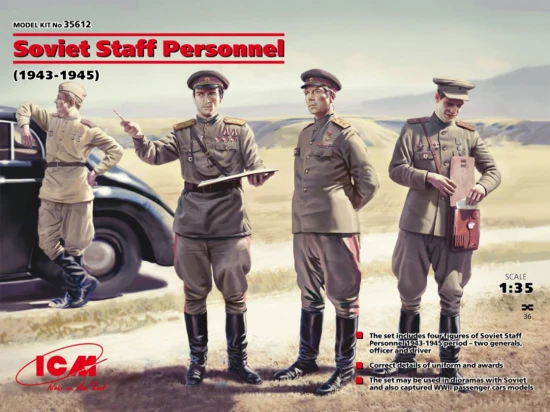 Soviet Staff Personnel (1943-1945) (4 figures)