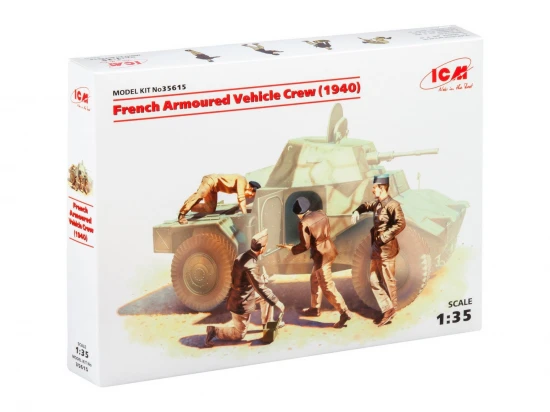 French Armoured Vehicle Crew (1940) (4 figures)