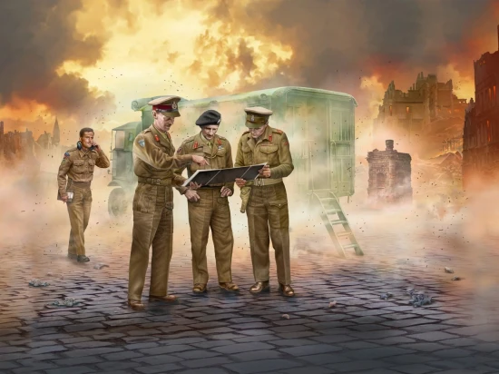 Montgomerys Staff Set of 4 Figures