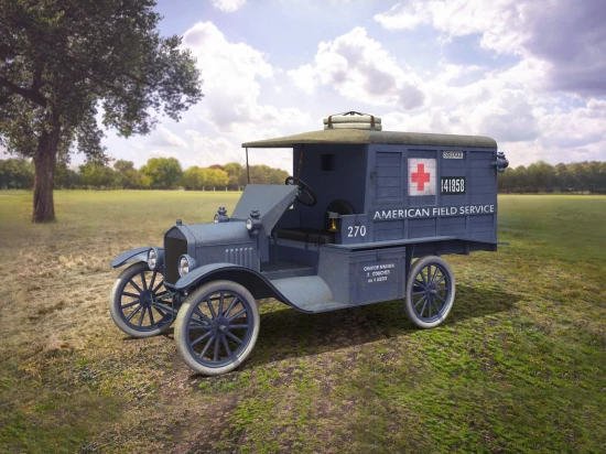 Model T 1917 Ambulance (early) - WWI AAFS Car