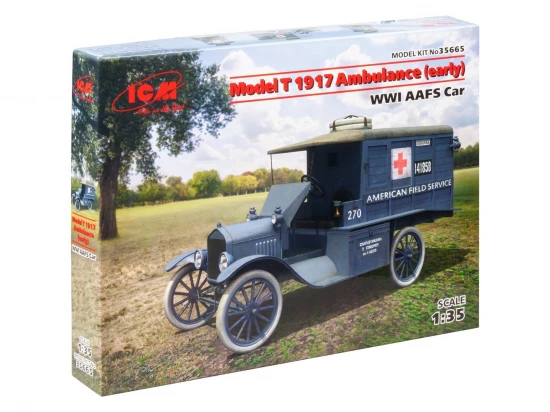 Model T 1917 Ambulance (early) - WWI AAFS Car