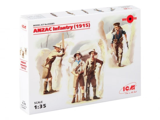ANZAC Infantry (1915) (4 figures)