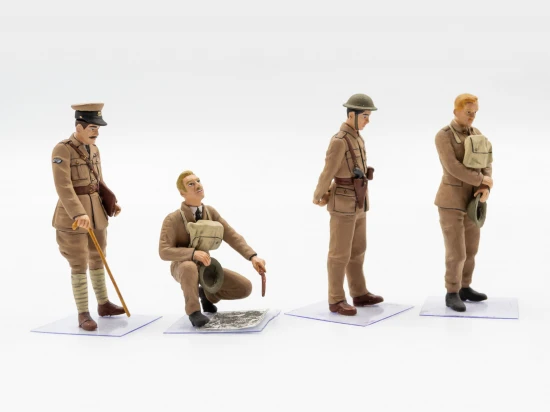 WWI British Tank Crew 4 Figures