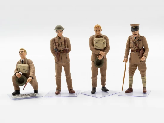 WWI British Tank Crew 4 Figures