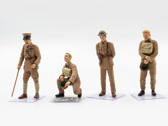 WWI British Tank Crew 4 Figures