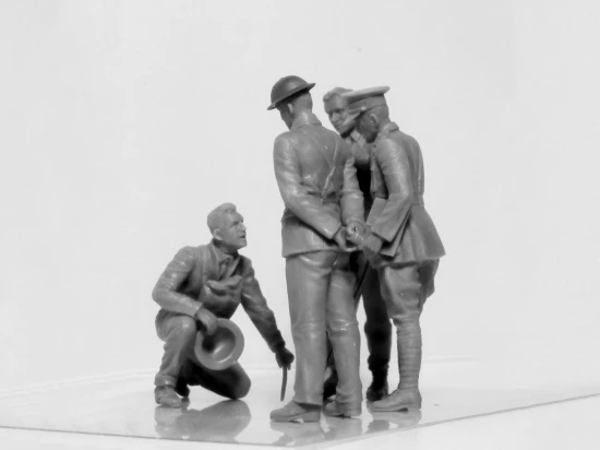 WWI British Tank Crew 4 Figures